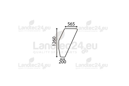 Glasscheibe Tür links  passend für CNH 5130883 Fiat Traktor